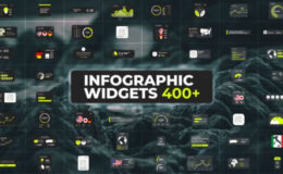 Videohive Infographics Pack - Glass Widgets