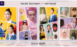 Videohive Multi Screen - Split Screen - Vertical for Premiere Pro