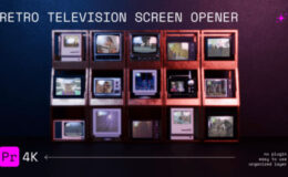 Videohive Retro Television Opener For Premiere Pro