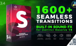 Videohive Seamless Transitions for DaVinci Resolve V3.4