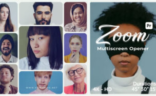 Videohive Zoom Multiscreen Opener for Premiere Pro