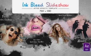 Videohive Ink Bleed Slideshow