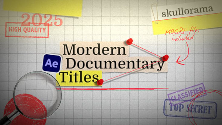 Videohive Modern Documentary Titles For PR/AE