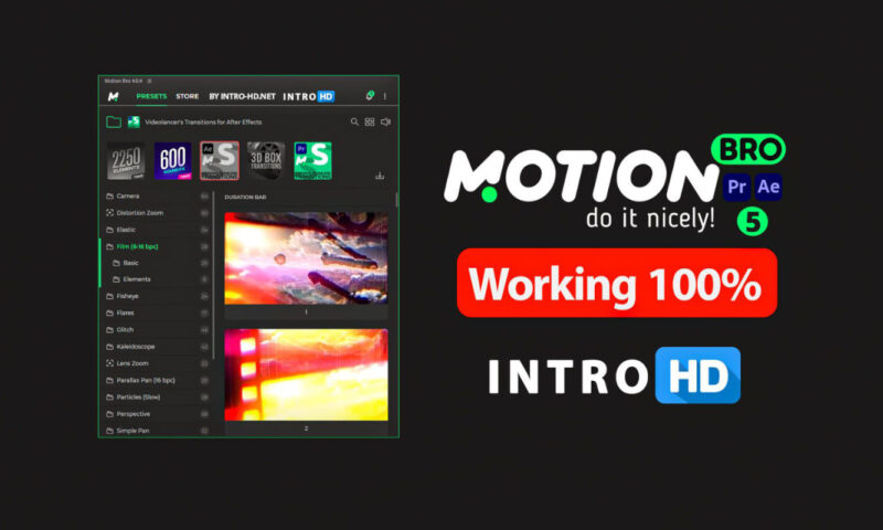 Motion Bro v5.0.6 For After Effects & Premiere Pro
