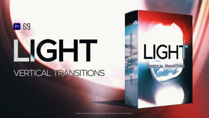 Videohive Vertical Light Transitions – TikTok, Reels, Shorts, Stories for Premiere Pro
