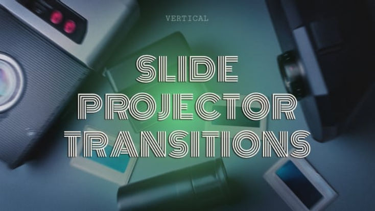 Videohive Vertical Slide Projector Transitions | Instagram Stories, Reels, TikTok