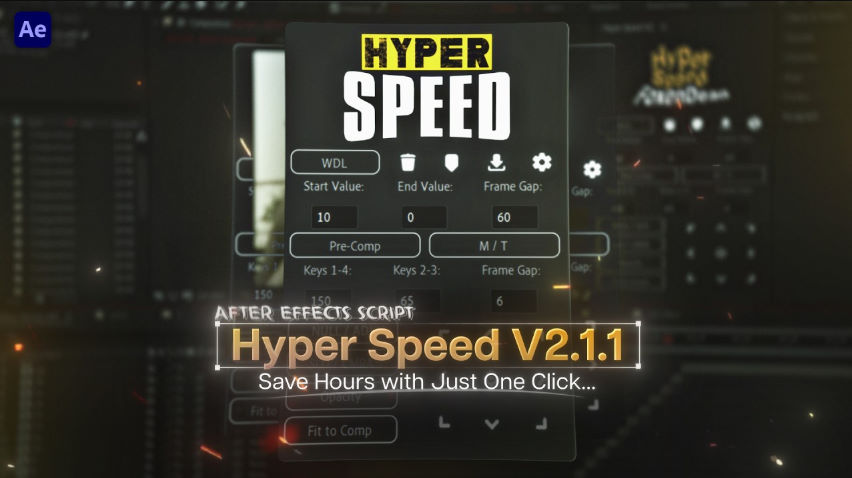Hyper speed V2.1.1 For After Effects cover preview