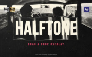 Videohive Halftone Texture Overlay