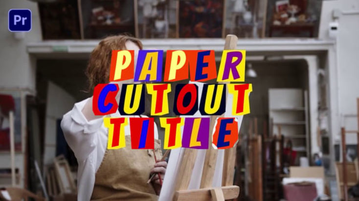 Videohive Paper Cutout Title