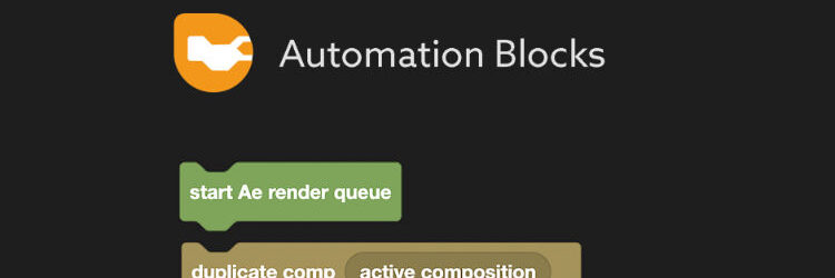 Aescripts Automation Blocks for After Effects