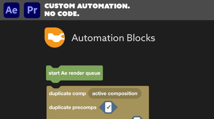 Aescripts Automation Blocks for After Effects v1.1.013