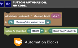 Aescripts Automation Blocks for Premiere Pro v1.1.013