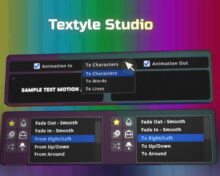 Aescripts Textyle Studio v1.4.13 Win/Mac