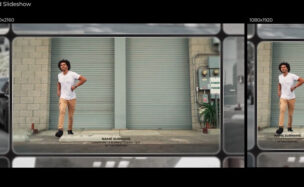 Videohive Grid Blackout Slideshow