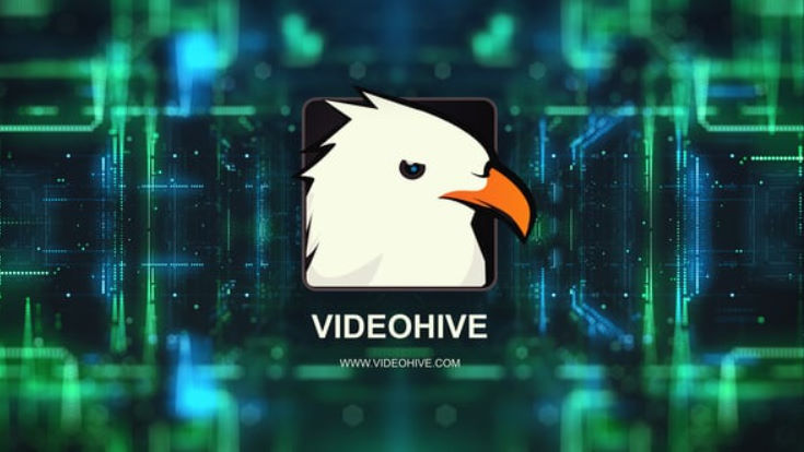 Videohive 4k Digital Technology Logo Reveal + Royalty Free Music