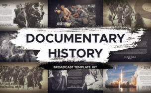 Videohive Documentary History | Broadcast Template Kit