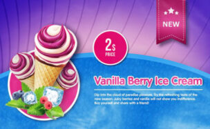 Videohive Ice Cream Menu