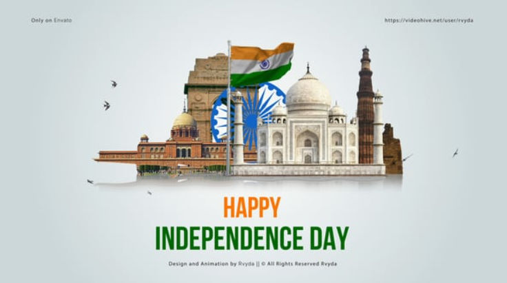 Videohive India Landmarks Opener | Independence Day