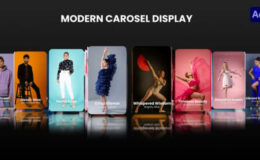 Videohive Modern Carousel Display | Sleek Carousel Showcase | Trendy Frame Rotation