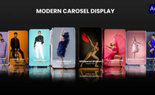 Videohive Modern Carousel Display | Sleek Carousel Showcase | Trendy Frame Rotation
