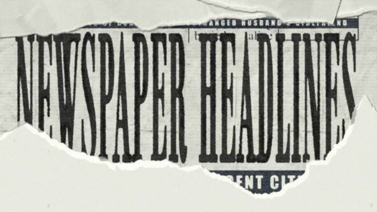 Videohive Newspaper Headlines For Premiere Pro