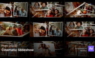 Videohive Photo Display – Cinematic Slideshow After Effects Project Files