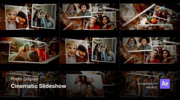 Videohive Photo Display – Cinematic Slideshow After Effects Project Files