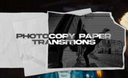 Videohive Photocopy Paper Transitions