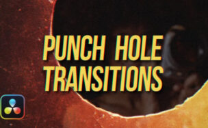 Videohive Punch Hole Transitions for Davinci Resolve