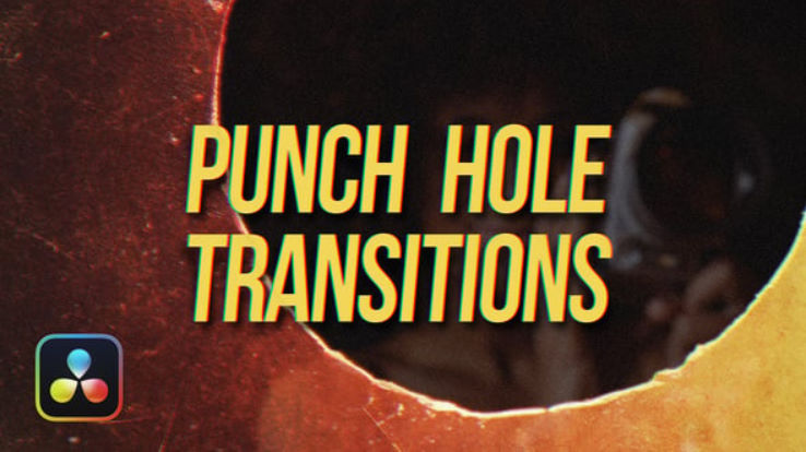 Videohive Punch Hole Transitions for Davinci Resolve