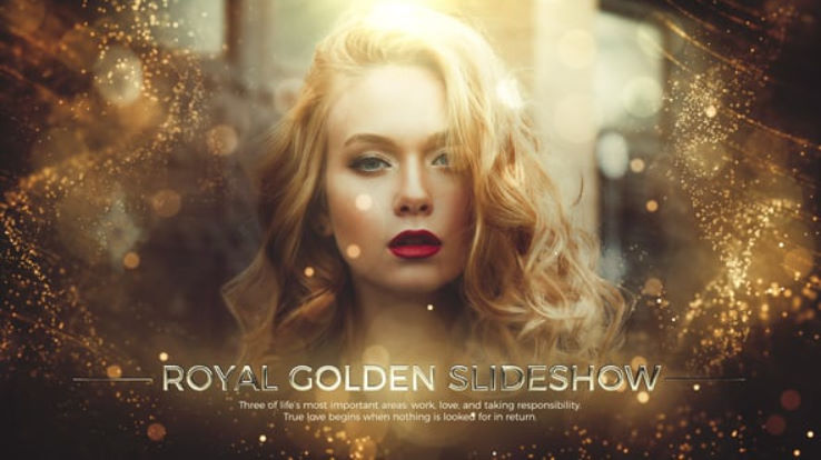 Videohive Royal Golden Slideshow