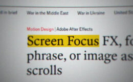 Videohive Screen Focus FX