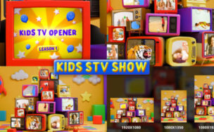 Videohive TV Opener for kids shows || Includes Portrait & Vertical Versions!