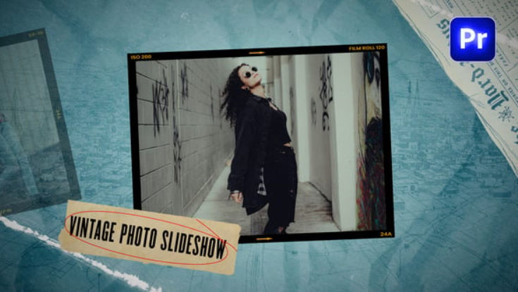 Videohive Vintage Photo Slideshow For Premiere Pro
