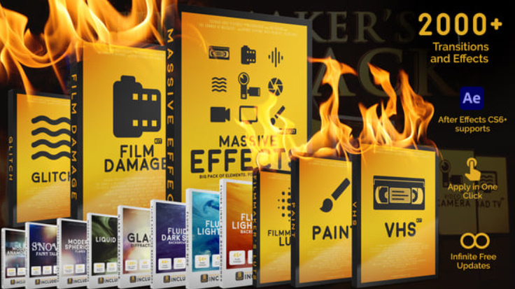 Videohive Massive Vertical Effects Pack