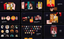 Videohive 10 Minimal Carousel pack