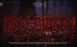 Videohive Blood Text Animation