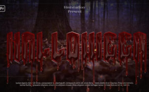 Videohive Blood Text Animation