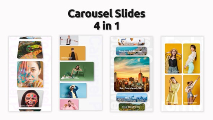 Videohive Carousel Verical 4 in 1