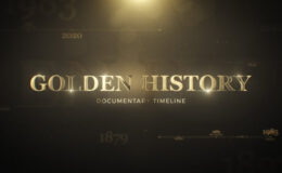 Videohive Golden History Documentary Timeline