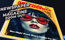 Videohive Newspaper Magazine Zoom Out