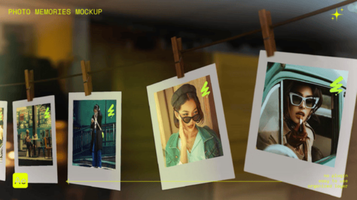 Videohive Photo Memories Mockup