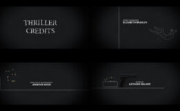 Videohive Thriller Credits Project for After Effects