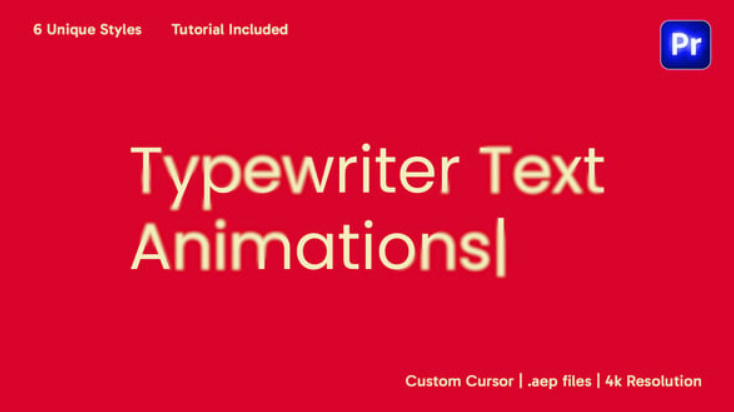 Videohive Typewriter For Premiere Pro