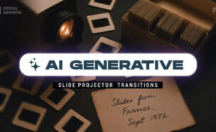Videohive AI Generative Slide Projector Transitions | Vertical | Premiere Pro