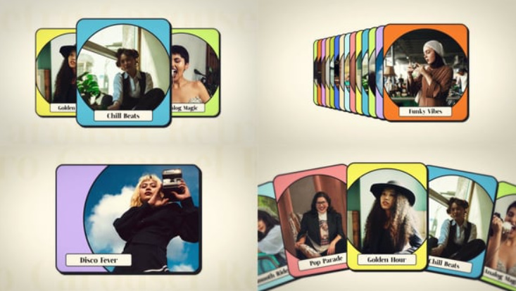 Videohive Carousel Retro Style | MOGRT
