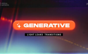 Videohive Generative Light Leaks Transitions | Vertical | Premiere Pro