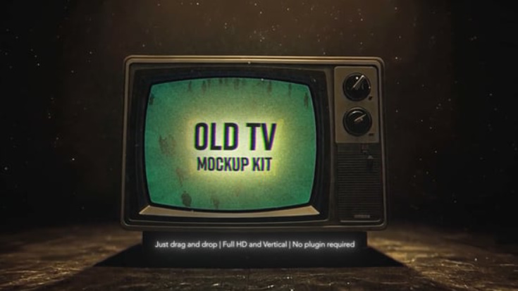 Videohive Old TV Mockup Kit