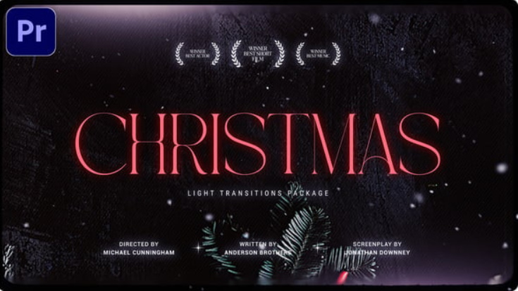 Videohive Christmas Light Transitions For Premiere Pro