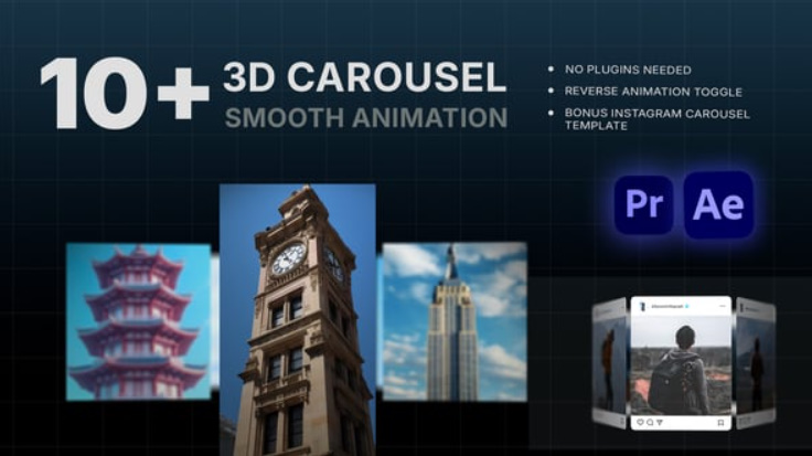 Videohive Carousel Slideshow Showreel